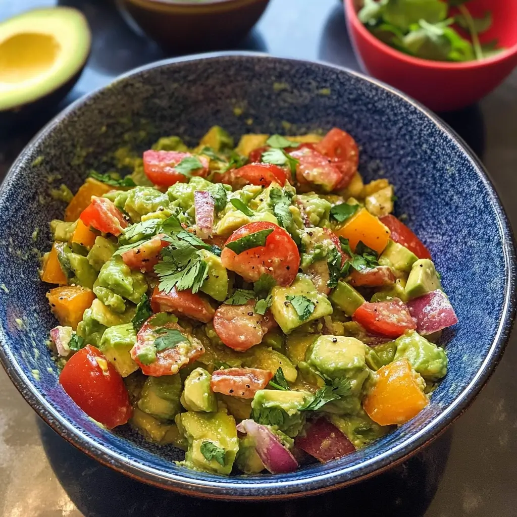 Creamy Avocado Salad: Key Ingredients for Bright Flavor
